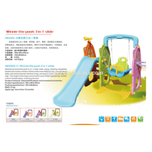 JQ plastic slide and swing sets